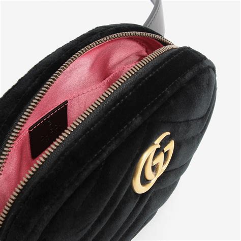 gucci side bag velvet|gucci marmont belt bag velvet.